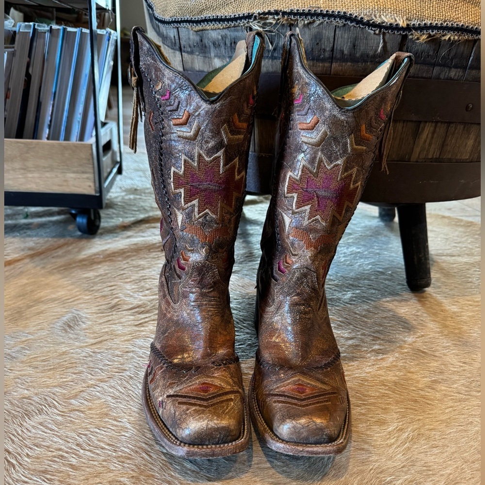 Women’s Corral C2915 Cognac SZ 9 Boots